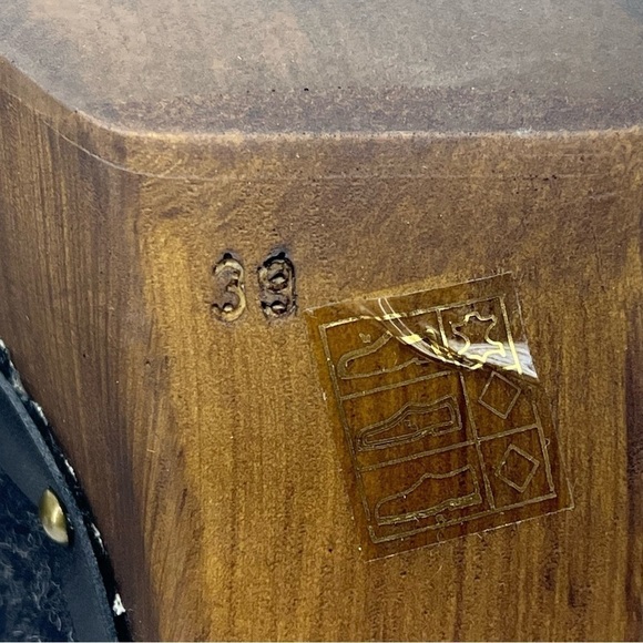 Anthropologie Clogs Miss Albright Wool Terrestrial Faux Shearling Platform Boho - Picture 13 of 14